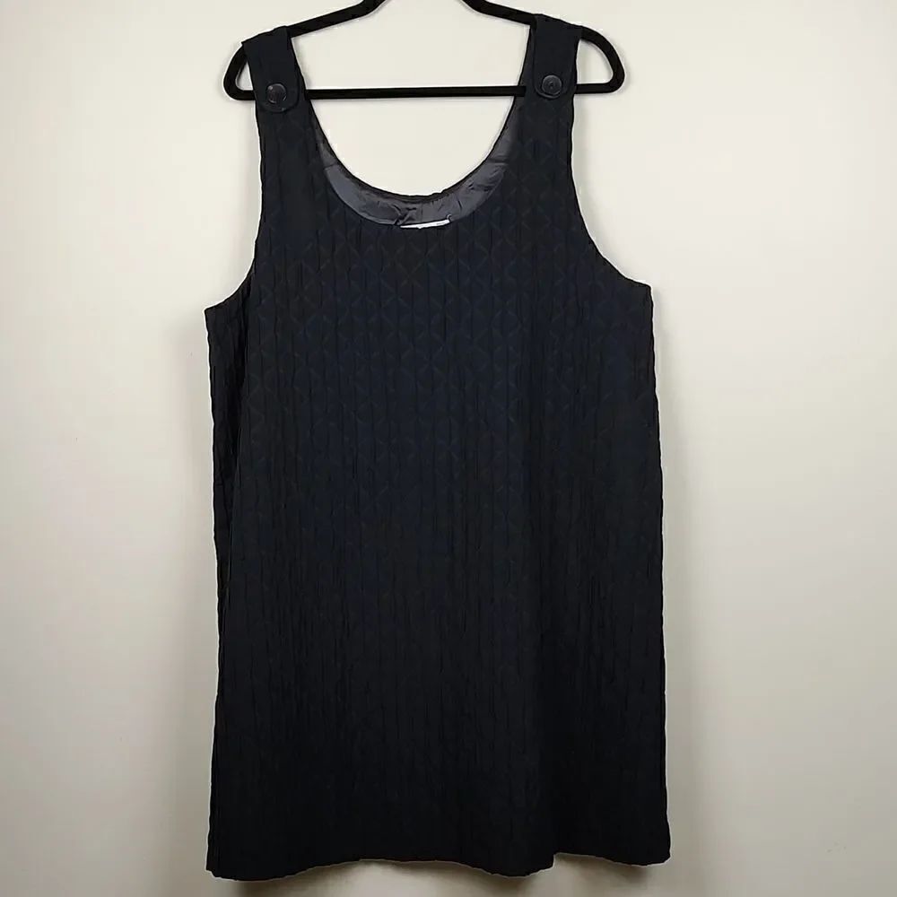 Mango MNG Black Quilted Jumper Fully Lined NWOT